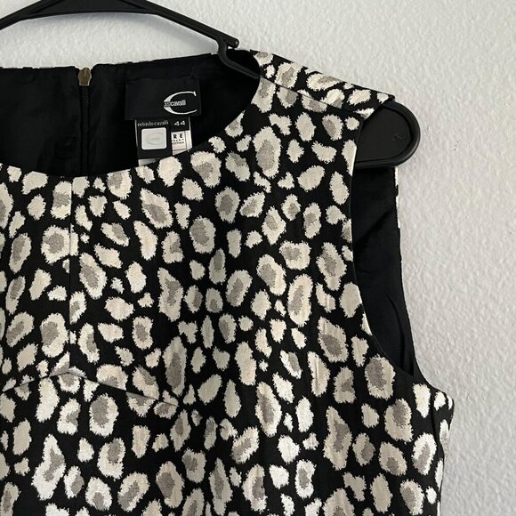 Just Cavalli Roberto Cavalli Metallic Leopard‎ Print Sleeveless Mini Dress 44 - Picture 4 of 11